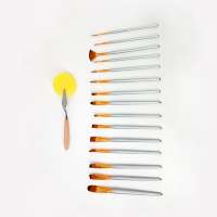 Nylon Artist Brushes Art Professional Paint Brush Set