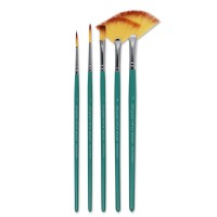 Paint Brush Set, Premium Nylon Hair Brushes for Acrylic Oil Watercolor Painting Artist Professional Painting Kits